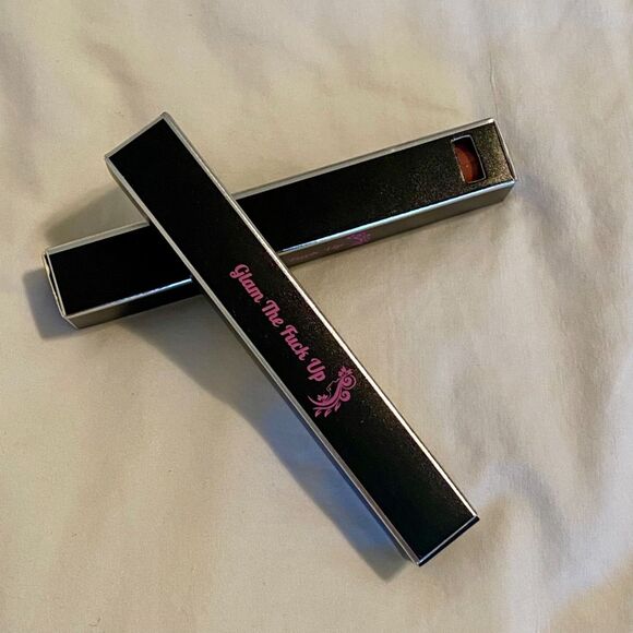 NEW! Glam the F**k Up Matte Cream Lipstick Transfer Resistant, color Kitty - Picture 3 of 4